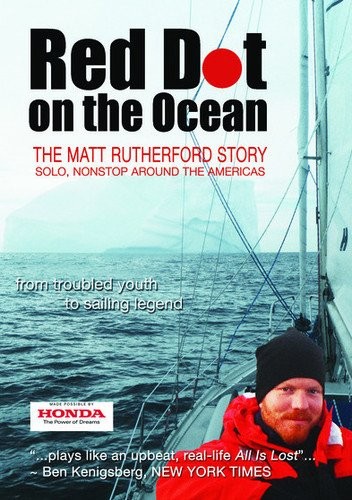 Red dot the ocean - red,