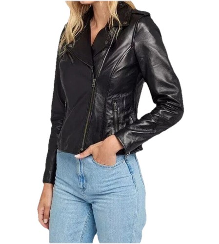 Blouson motard femme cuir - blouson,
