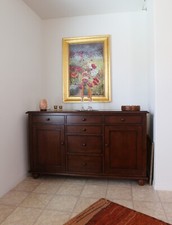 1600€ -50% Véritable Pottery Barn buffet Laurel bois exotique