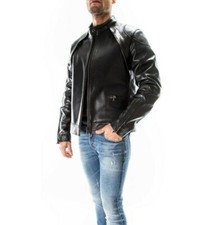Veste Slim Fit En Cuir