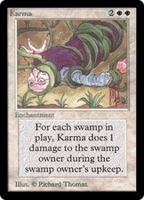Magic MTG - Karma - Beta - MINT/NMINT - EN