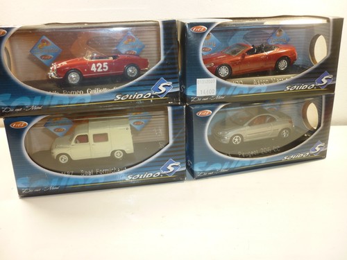 Solido lot de 4 - lot, voitures