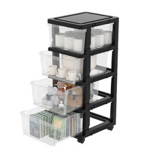 Tour de Rangement, Tiroirs de Rangement en Plastique, Caisson de Bureau sur R...