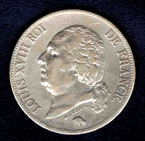 Francs louis xviii 1824 - francs,