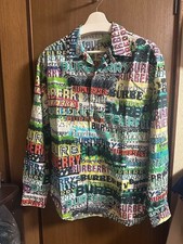 Chemise Burberry London England multicolore imprimée intégrale taille M en...
