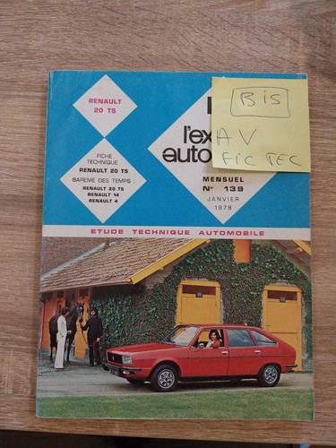 Revue technique renault ts - 20,
