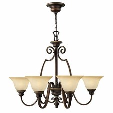Lustre en Bronze Antique