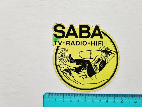 Autocollant adhésif saba - autocollant, tv