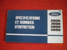 LIVRET  SPECIFICATIONS