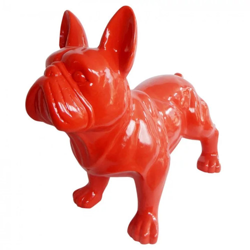 Statue chien bouledogue