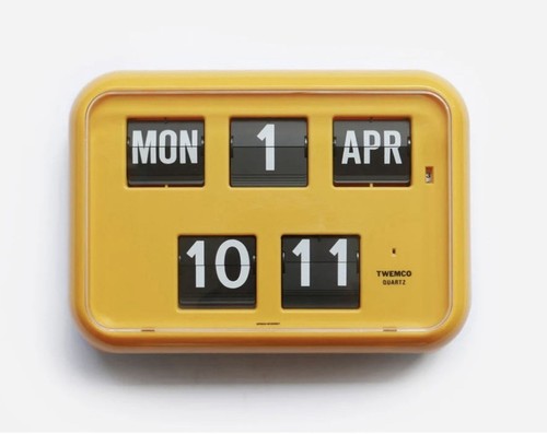 Twemco jaune calendrier - twemco,