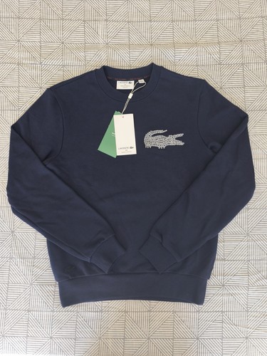 Sweat lacoste bleu marine - bleu,