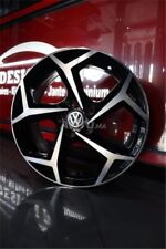 4 Jantes 15'' NEUVES  5X100 LOOK POLO SPORT VW Black polish