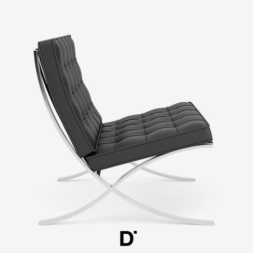 Barcelona chair ludwig mies - barcelona,