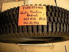  1 PNEU FIRESTONE WINTER TRACTION 165 R14.NEUF.165 80 R14