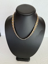 COLLIER CHAINE PLATE/ METAL