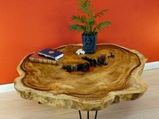 Exotique Table Basse Bois Rond