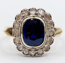 Bague pompadour art deco or