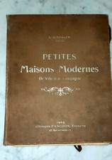 Livre architecture ancien E.Rivoalen Petites Maisons Modernes ville & campagne