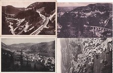 lot de 4 cartes postales anciennes MOREZ cartes semi-modernes