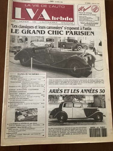 Vie auto 603 1993 - la,
