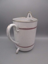 FONTAINE A LAVEMENT ancienne en tôle émaillée 