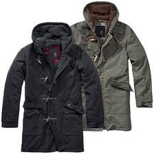 Brandit Woodson Heavy Outdoor Parka S-5XL Hommes Duffle Armée Veste Avec Capuche