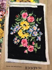 Canevas finis fleur bouquet