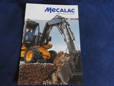 catalogue mecalac 10 MSX pelle hydraulique 2003