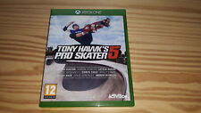 JEU  TONY HAWK'S PRO SKATER 5 Xbox One VF complet Cd bien brillant