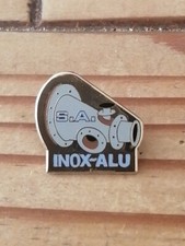 Pin's Pins Pin Enamel 1  Société Fabriquant Matériel Industriel "INOX-ALU"