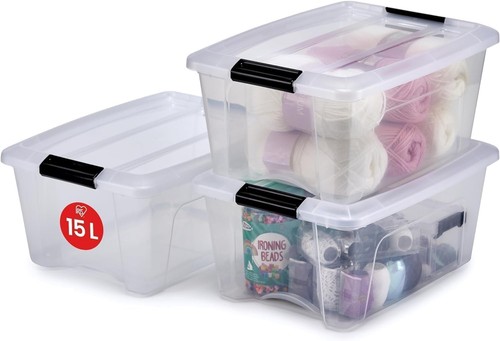 Boite rangement plastique avec - boite,