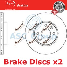 2x Apec BRAKING 258mm Ventilé
