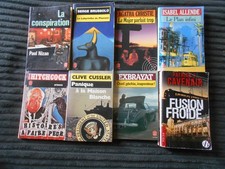 Lot n°5 de 8 livres Poche Policier Thriller Science-Fiction Divers Romans