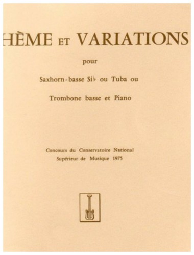 Thème variations pour - thème, et