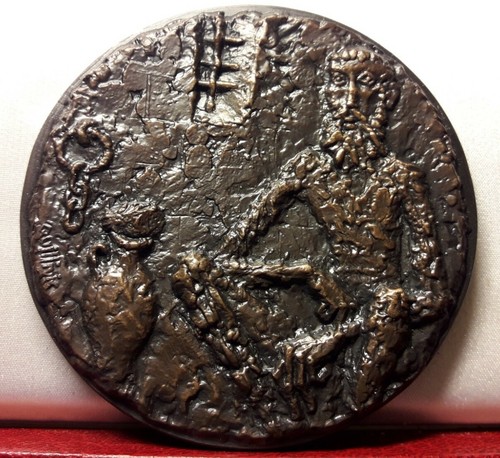 1974 medaille 72mm - , bronze