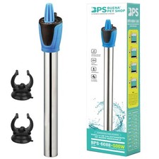 BPS Chauffe-Eau étanche 300 W pour réservoir de Poisson en Acier Inoxydable 3...