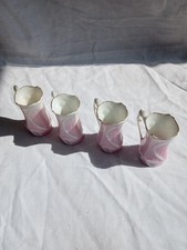 4 PETITES TASSES   MINIATURE XIXème PORCELAINE FRENCH ANTIQUE