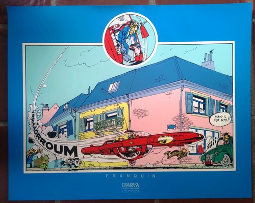 Franquin sérigraphie - -,