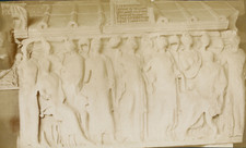 Italie, Rome, Sarcophage cloîtré de St-Paul hors les Murs, 1911, Vintage citrate