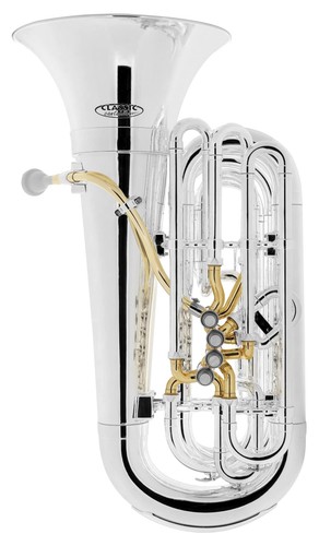 Tuba sib plastique argenté - sib, en