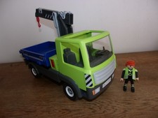 Playmobil 6109 Camion grue Poubelle verre Glass sorting truck crane Krane lkw
