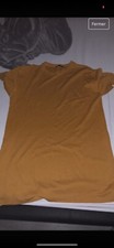 Robe Zara Jaune Moutarde