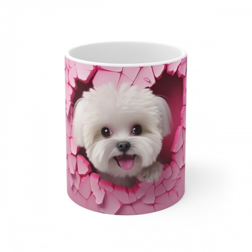 Mug chien bichon maltais - chien,