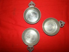 lot de 3 tasteviins publicitaires en étain ( 20 ème anniversaire de " Airelec "