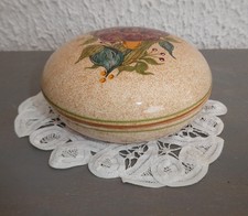 BONBONNIERE EN CERAMIQUE DECOR FLORAL SIMEON D
