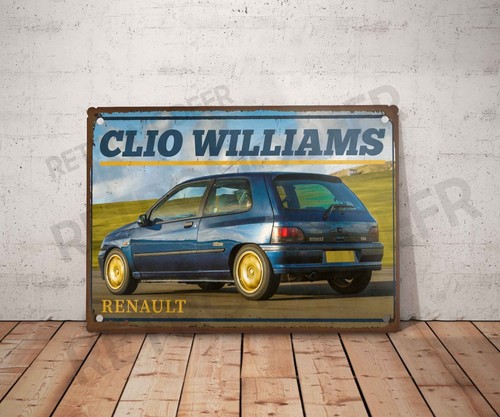 Plaque métal vintage renault
