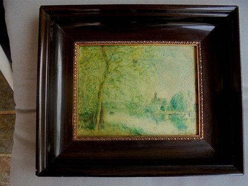 Ancien tableau emaux - emaux, limoges
