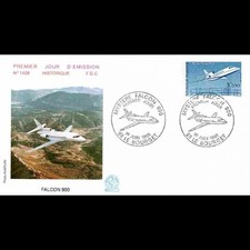 FDC n° 1428 - Avion Mystère