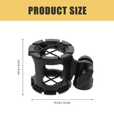 Microphone en nid d'abeille Microphone Anti-vibration Shake Mic Mount Rack